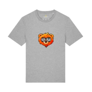 T-Shirt "Papa Bär" - Heather Grey