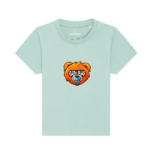 Baby T-Shirt "Baby Bär" - Caribbean Blue