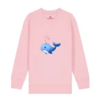 Kids Sweatshirt "Wal Liebe" - Cotton Pink