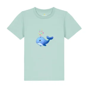 Kids T-Shirt "Wal Liebe" - Caribbean Blue