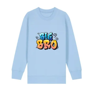 Kids Sweatshirt "Big Bro" - Blue Soul