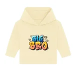 Baby Hoodie "Big Bro" - Butter