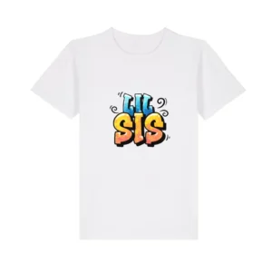 Kids T-Shirt "Lil Sis" - Weiß