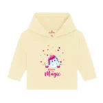 Baby Hoodie "Einhorn Magie" - Butter