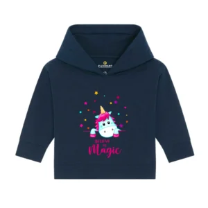 Baby Hoodie "Einhorn Magie" - Navy Blue