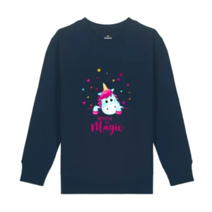 Kids Sweatshirt "Einhorn Magie" - French Navy