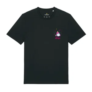 Unisex T-Shirt "Einhorn Magie" Mini - Schwarz