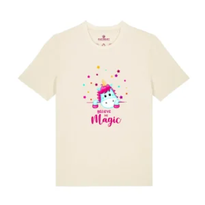 Unisex T-Shirt "Einhorn Magie" - Natural Raw