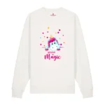 Sweatshirt "Einhorn Magie" - Weiß