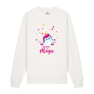 Sweatshirt "Einhorn Magie" - Weiß