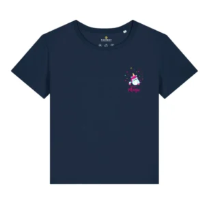 Ladies T-Shirt "Einhorn Magie" Mini - French Navy