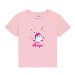 Ladies T-Shirt "Einhorn Magie" - Cotton Pink