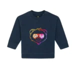 Baby Sweatshirt "Baby Bär" Rainbow Edition - French Navy