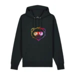 Hoodie "Mama Bär" Rainbow Edition - Schwarz