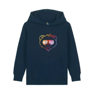 Kids Hoodie "Mini Bär" Rainbow Edition - French Navy