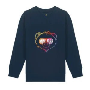 Kids Sweatshirt "Mini Bär" Rainbow Edition - French Navy