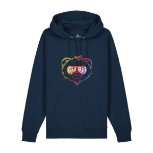 Hoodie "Papa Bär" Rainbow Edition - French Navy